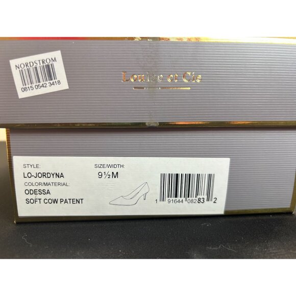 Louise Et Cie Lo-Jordyna 9.5M Nude Odessa Pointed Toe Patent Leather Pumps - Picture 9 of 16